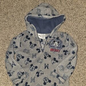 Disney Mickey Mouse Kids Hoodie in Gray and Navy